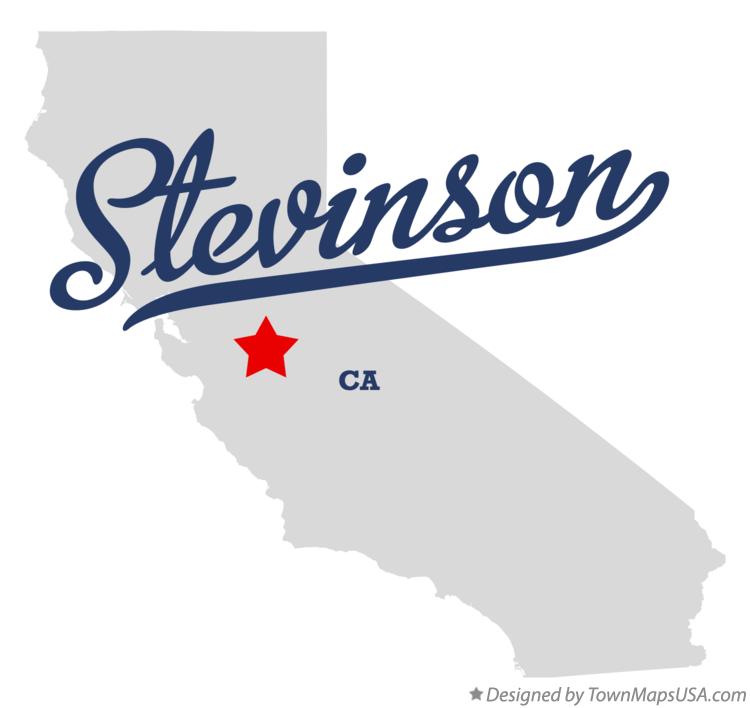 Map of Stevinson California CA
