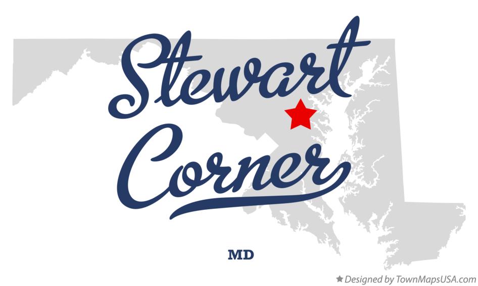 Map of Stewart Corner Maryland MD