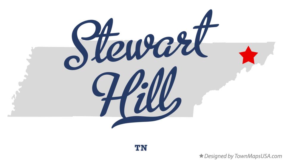 Map of Stewart Hill Tennessee TN