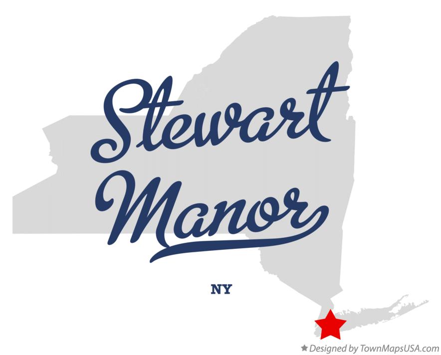 Map of Stewart Manor New York NY