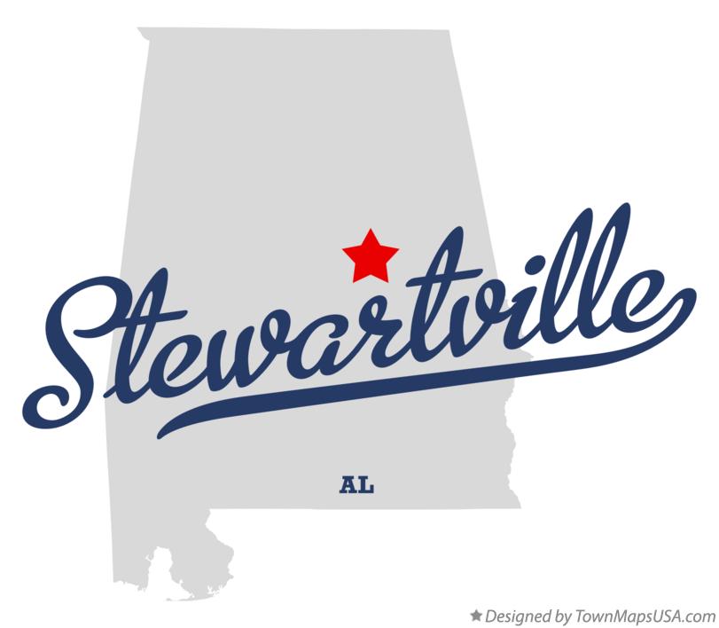 Map of Stewartville Alabama AL
