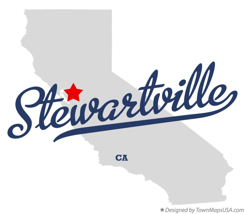Map of Stewartville California CA