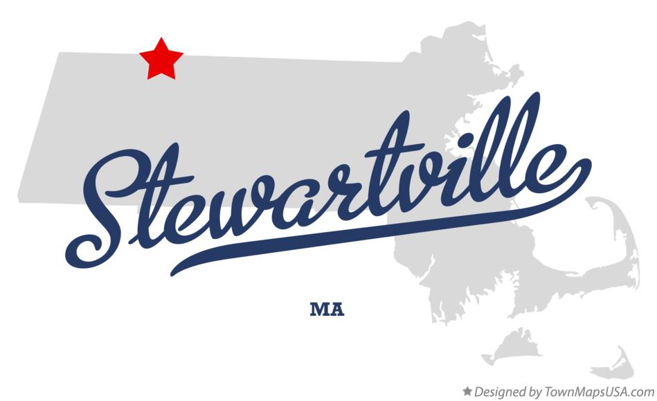 Map of Stewartville Massachusetts MA