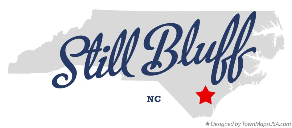 Map of Still Bluff North Carolina NC