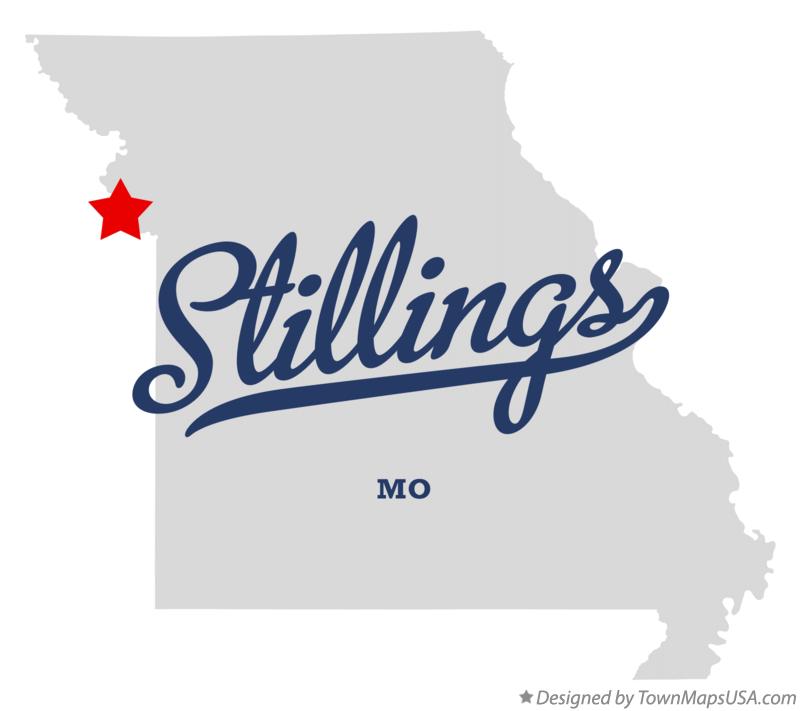 Map of Stillings Missouri MO