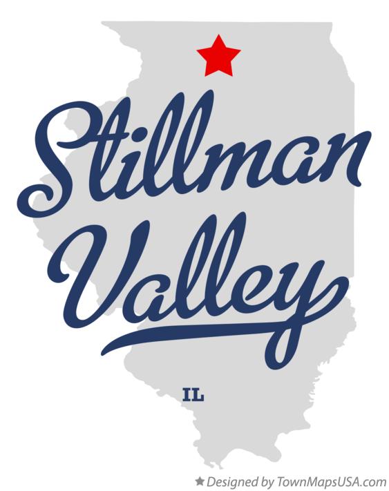 Map of Stillman Valley Illinois IL