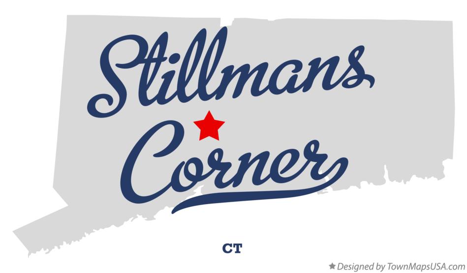 Map of Stillmans Corner Connecticut CT