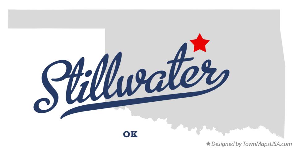 Map of Stillwater Oklahoma OK