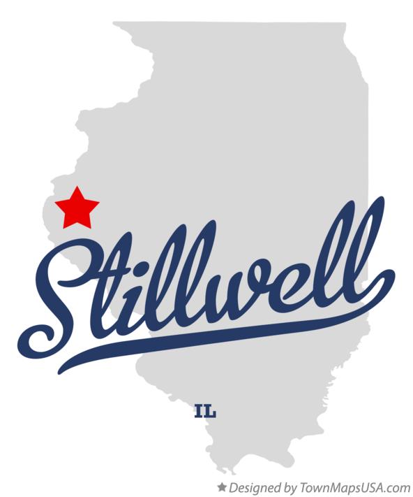Map of Stillwell Illinois IL