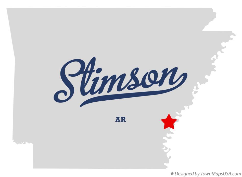 Map of Stimson Arkansas AR