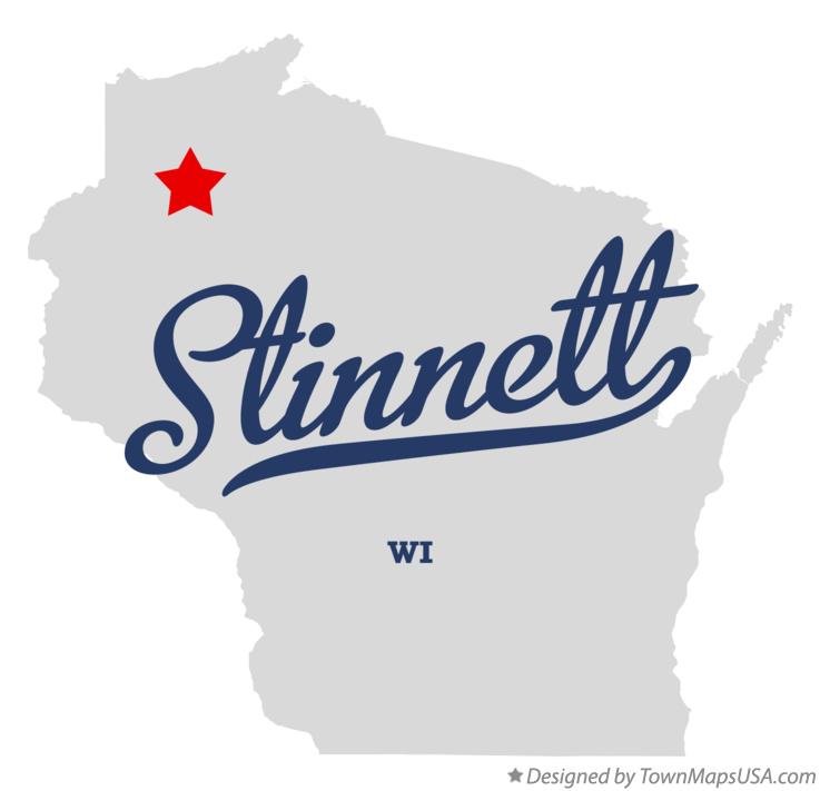 Map of Stinnett Wisconsin WI
