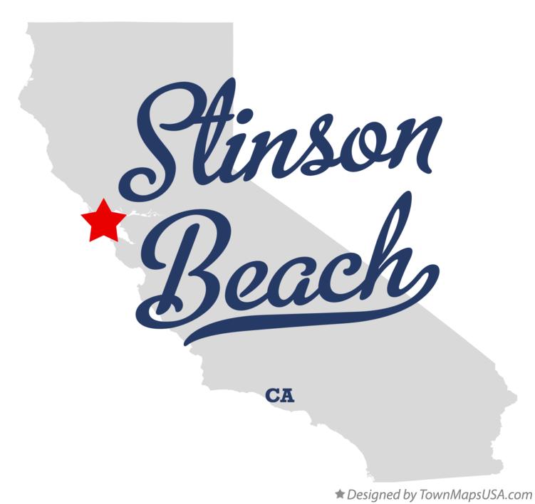 Map of Stinson Beach California CA