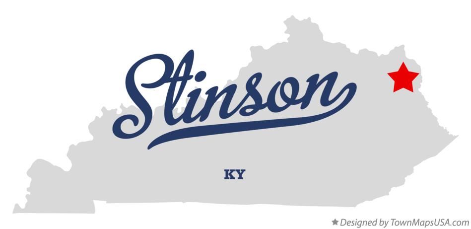 Map of Stinson Kentucky KY