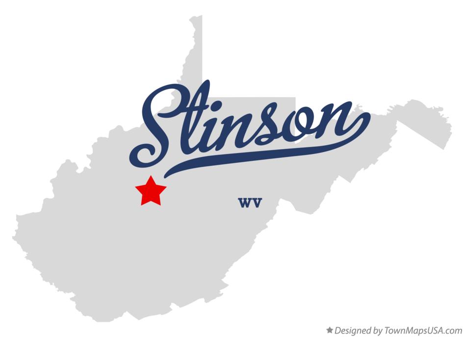 Map of Stinson West Virginia WV
