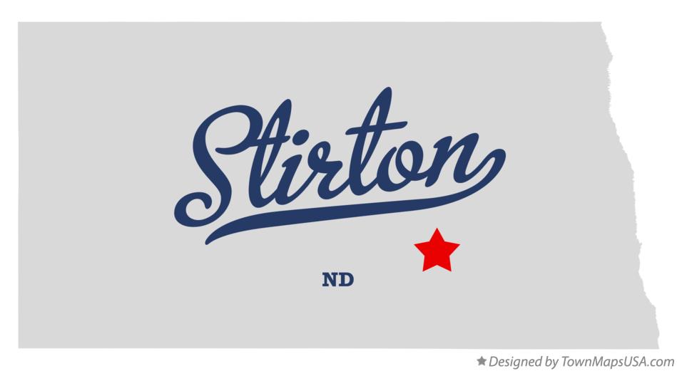 Map of Stirton North Dakota ND