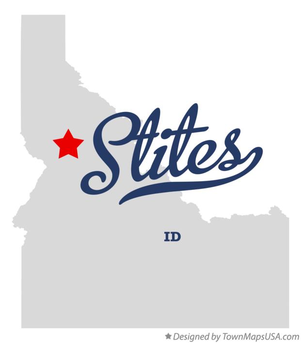 Map of Stites Idaho ID