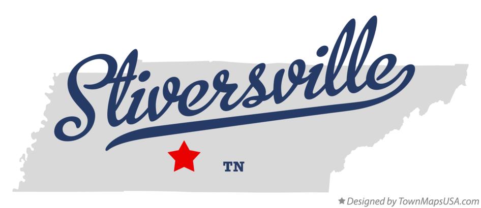 Map of Stiversville Tennessee TN