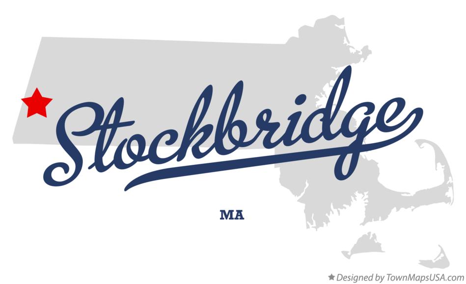 Map of Stockbridge Massachusetts MA