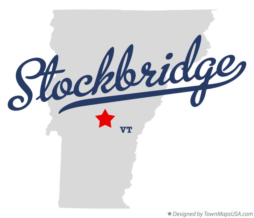 Map of Stockbridge Vermont VT