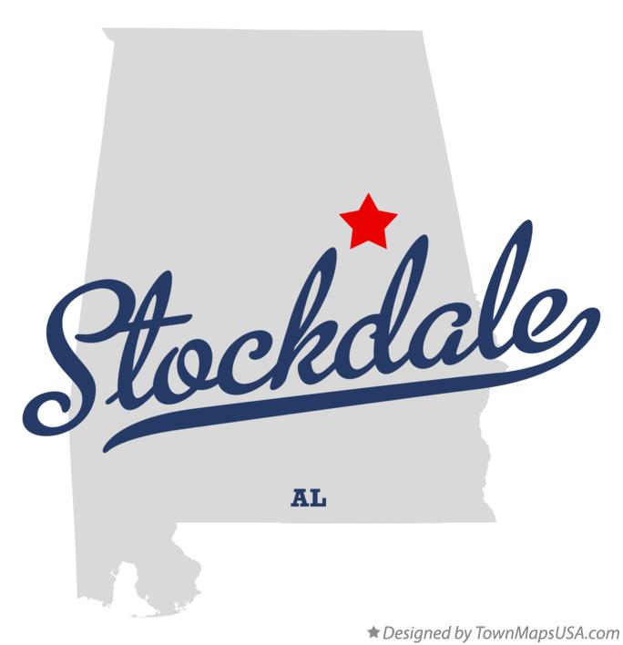 Map of Stockdale Alabama AL