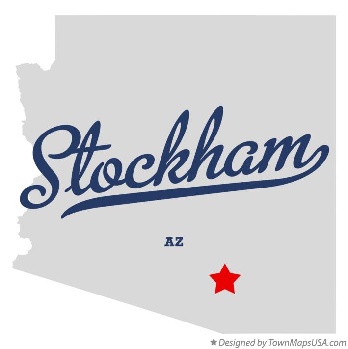 Map of Stockham Arizona AZ