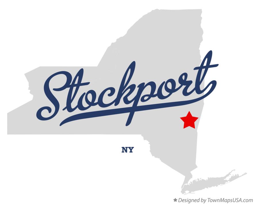 Map of Stockport New York NY