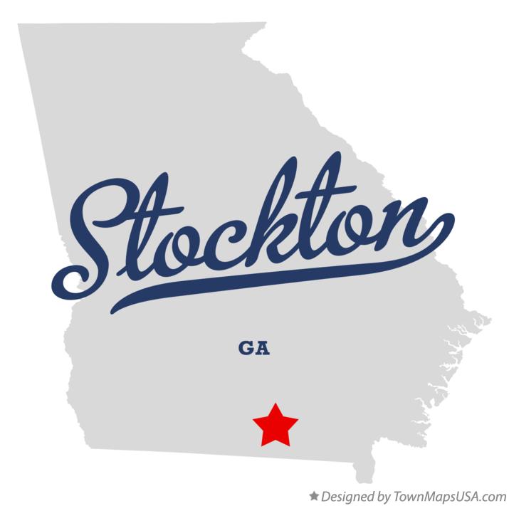 Map of Stockton Georgia GA