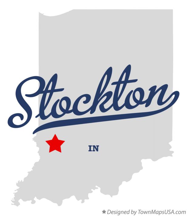 Map of Stockton Indiana IN