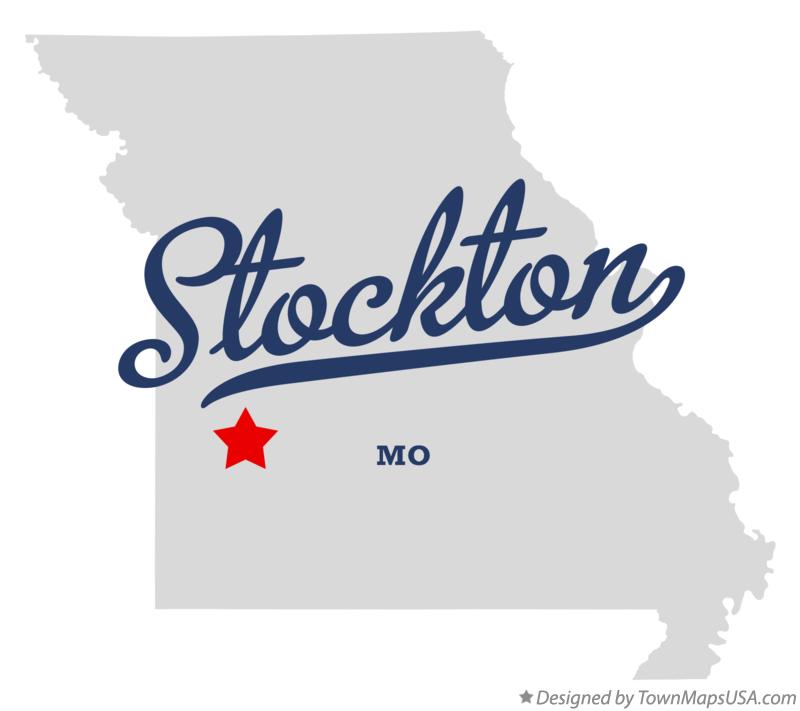 Map of Stockton Missouri MO