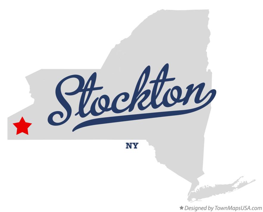 Map of Stockton New York NY