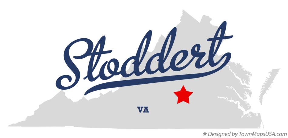 Map of Stoddert Virginia VA