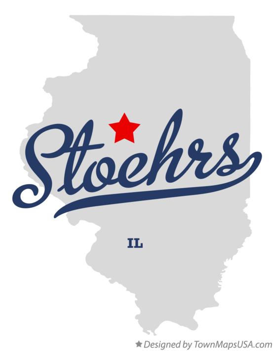 Map of Stoehrs Illinois IL