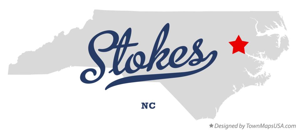 Map of Stokes North Carolina NC