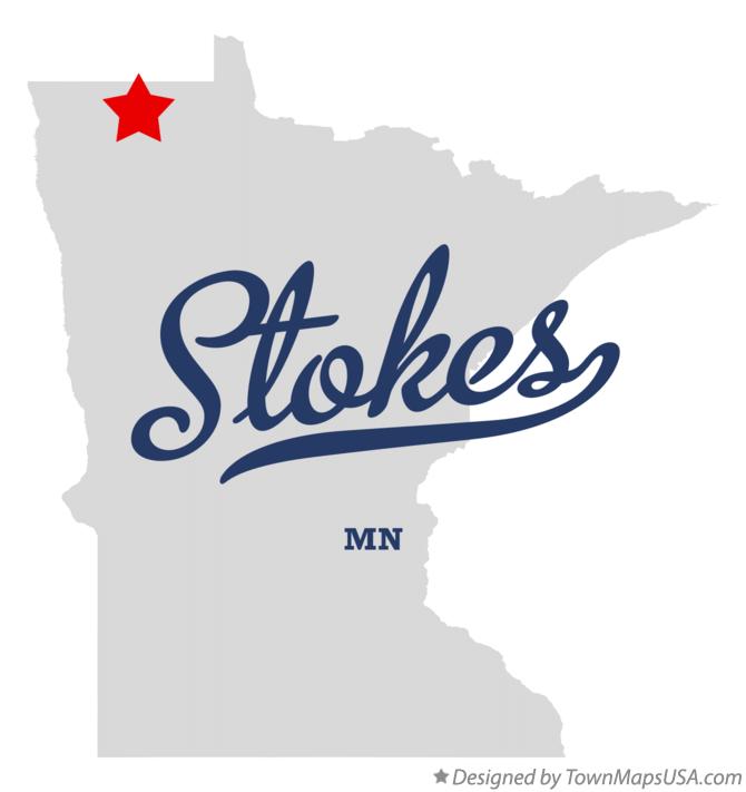 Map of Stokes Minnesota MN