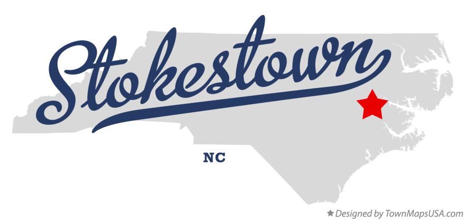 Map of Stokestown North Carolina NC