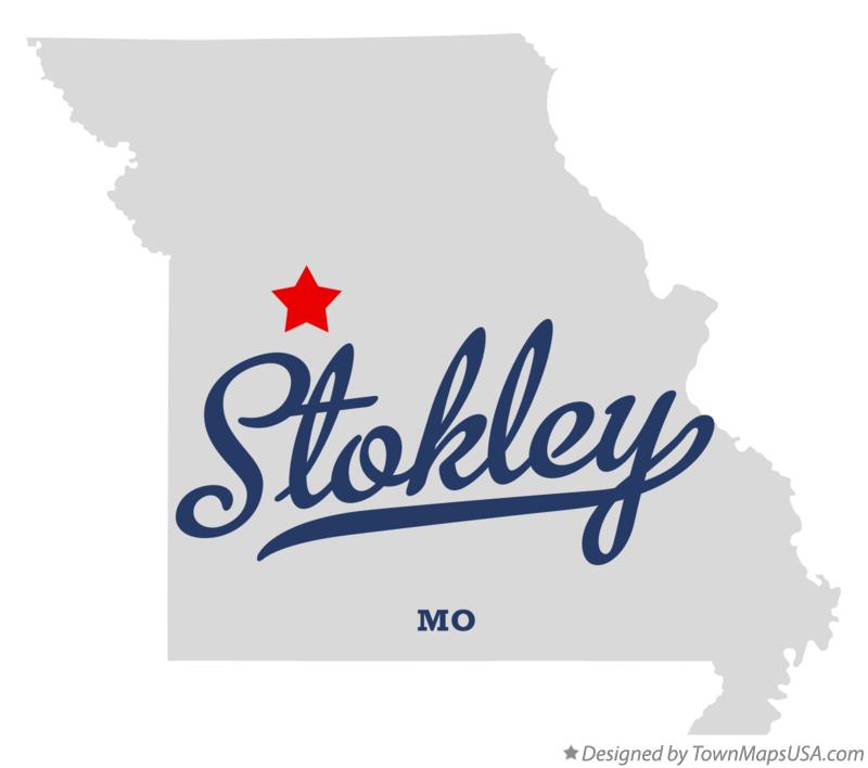 Map of Stokley Missouri MO