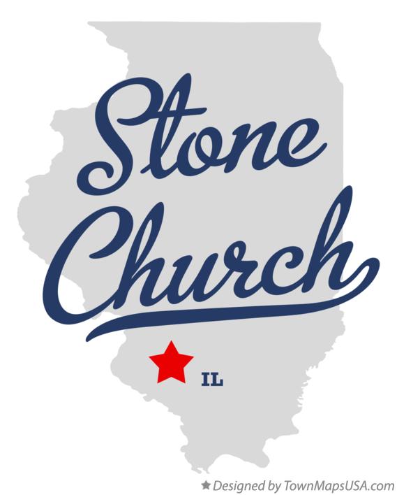 Map of Stone Church Illinois IL