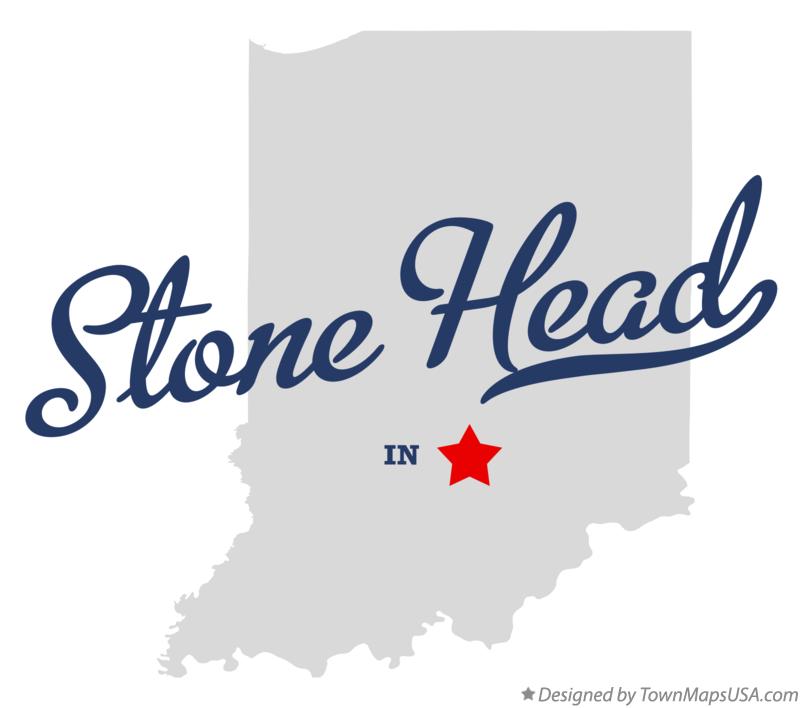 Map of Stone Head Indiana IN