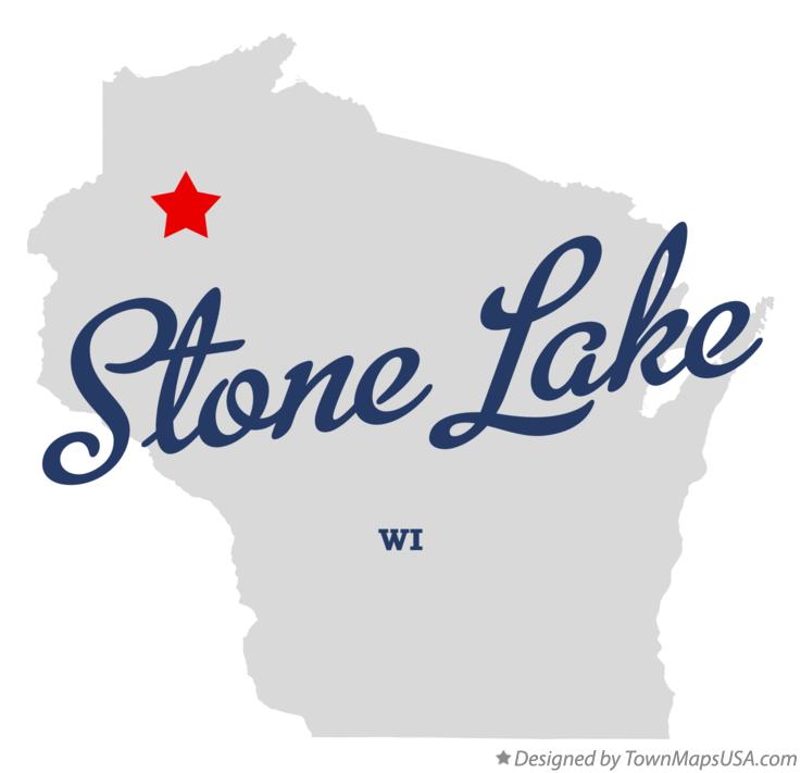 Map of Stone Lake Wisconsin WI