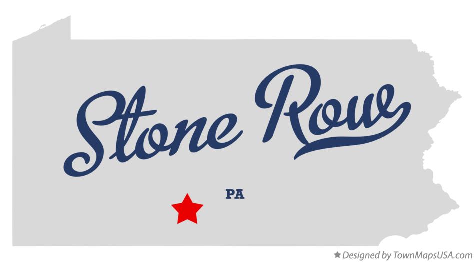 Map of Stone Row Pennsylvania PA