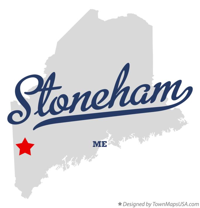 Map of Stoneham Maine ME