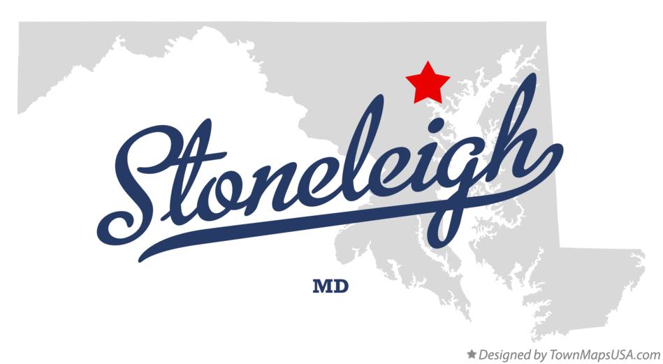 Map of Stoneleigh Maryland MD