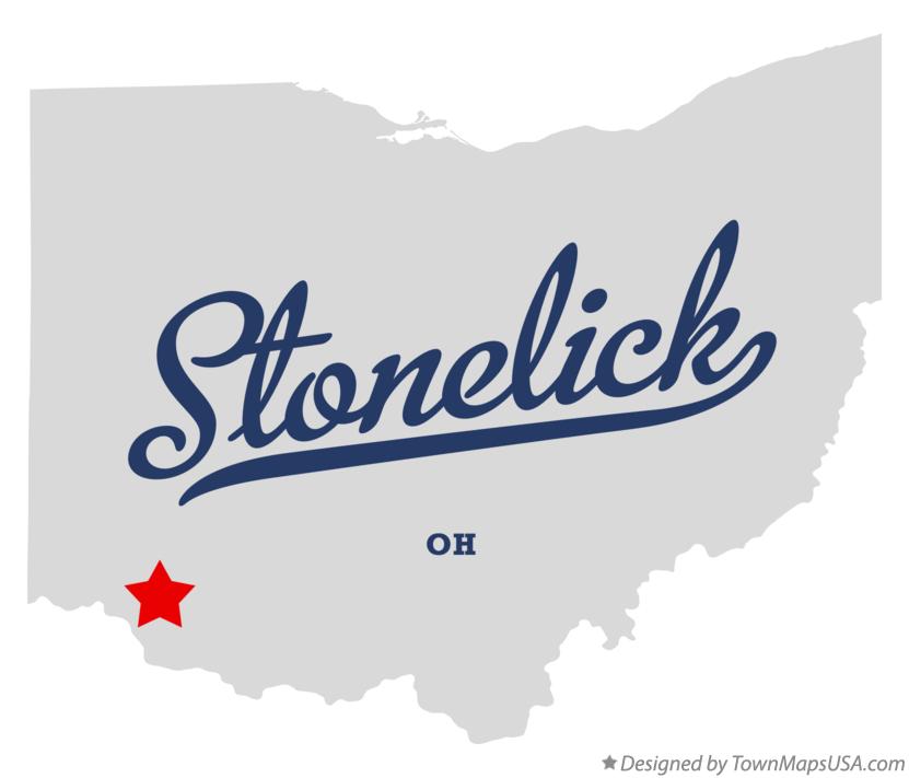 Map of Stonelick Ohio OH