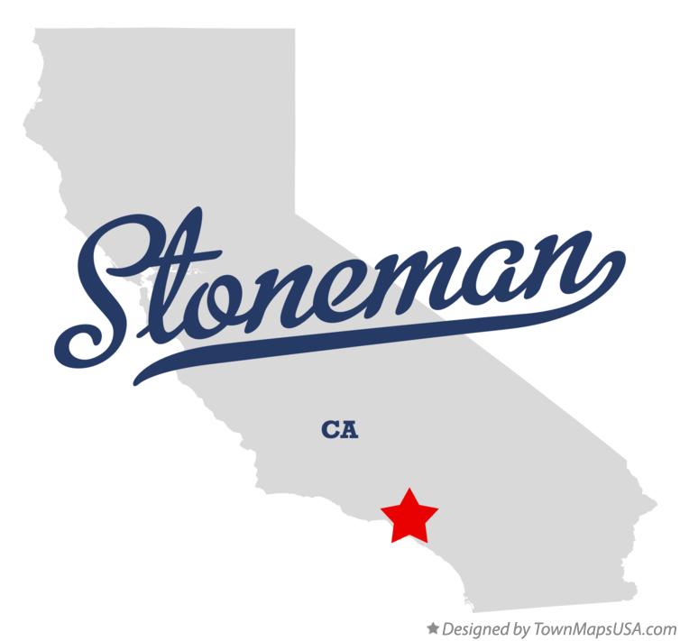 Map of Stoneman California CA