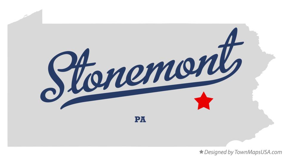 Map of Stonemont Pennsylvania PA