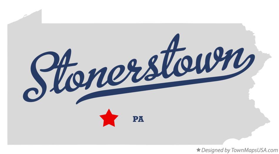 Map of Stonerstown Pennsylvania PA