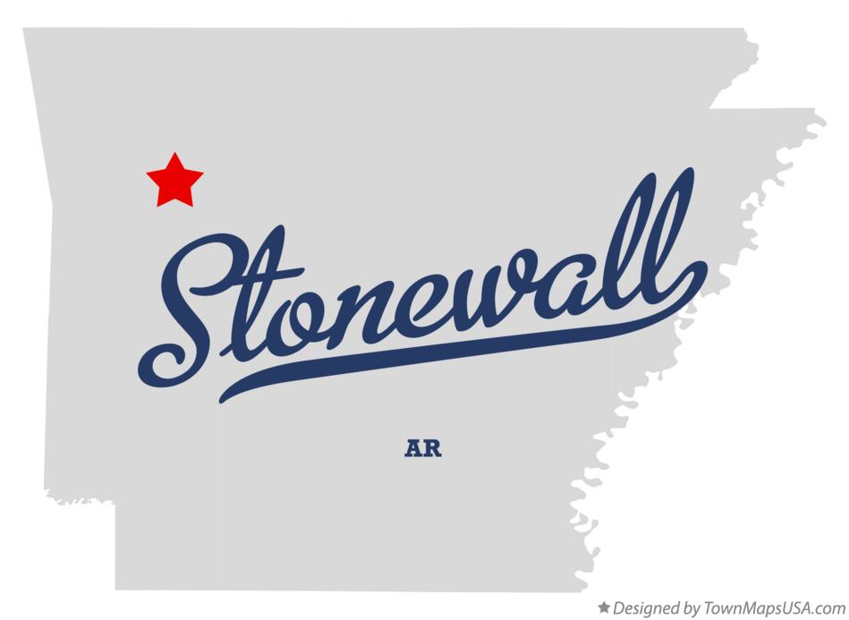 Map of Stonewall Arkansas AR