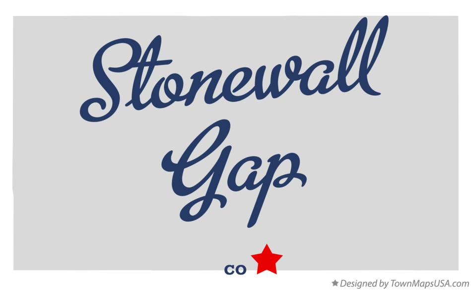 Map of Stonewall Gap Colorado CO