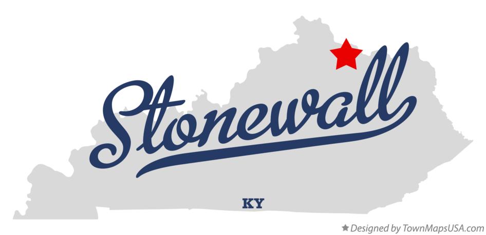 Map of Stonewall Kentucky KY