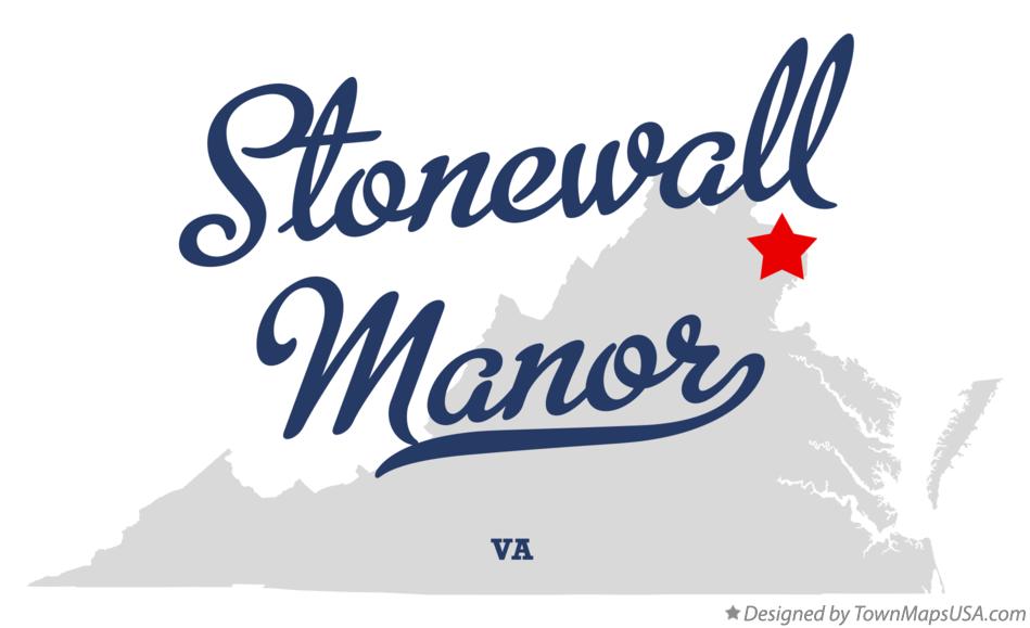 Map of Stonewall Manor Virginia VA